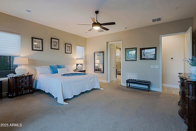 17249 E Fort Verde Rd, Rio Verde, AZ 85263 - carpeted bedroom with baseboards and ceiling fan