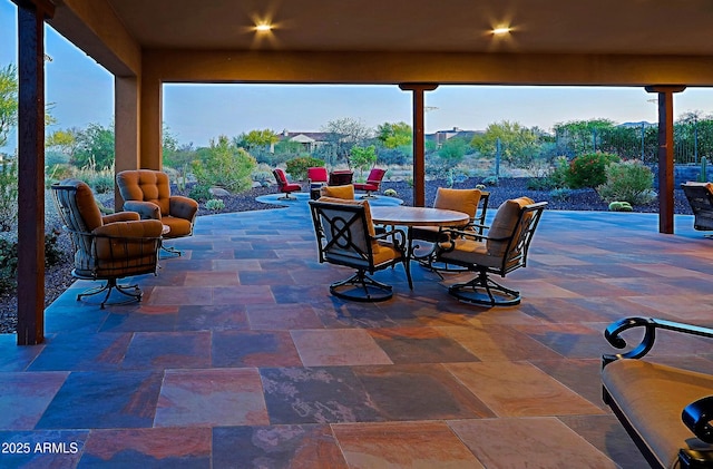 17249 E Fort Verde Rd, Rio Verde, AZ 85263 - view of patio featuring outdoor dining space