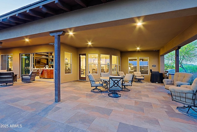 17249 E Fort Verde Rd, Rio Verde, AZ 85263 - view of patio / terrace with outdoor lounge area
