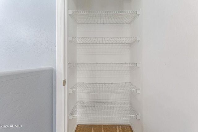 view of pantry