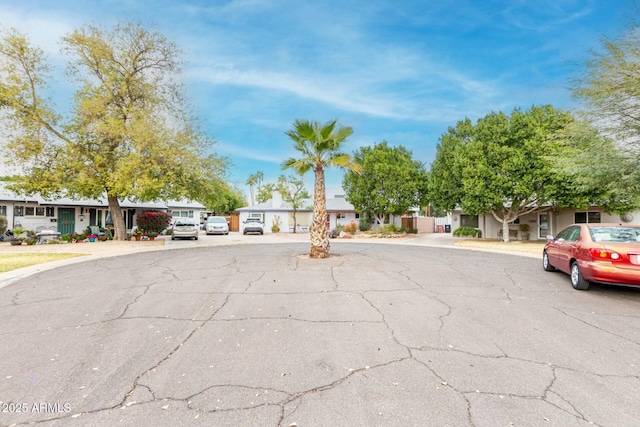 view of street with a residential view