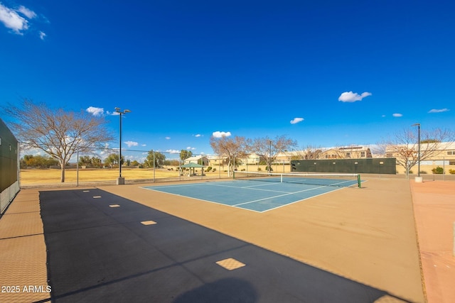 view of tennis court