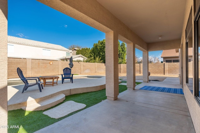 view of patio