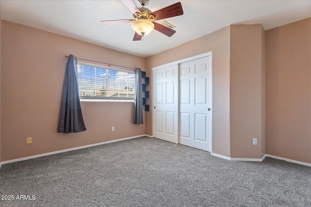 1520 E Flint St, Chandler, AZ 85225 - unfurnished bedroom with carpet, a closet, and baseboards