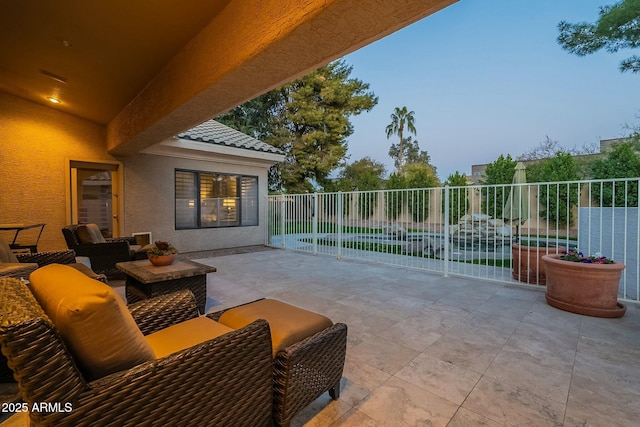 view of patio / terrace with outdoor lounge area