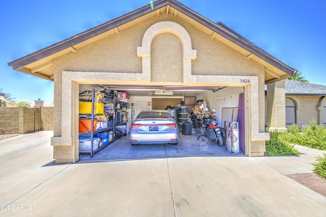 5424 E Florian Ave, Mesa, AZ 85206 - garage with concrete driveway