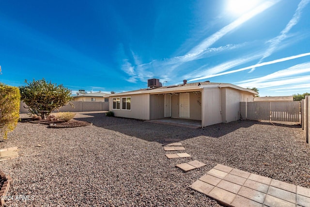 view of rear view of property