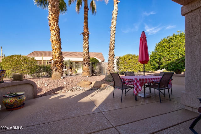 view of patio