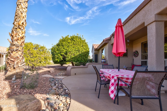 view of patio