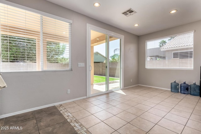 9511 E Kiva Ave, Mesa, AZ 85209 - unfurnished room featuring recessed lighting, baseboards, and tile patterned flooring