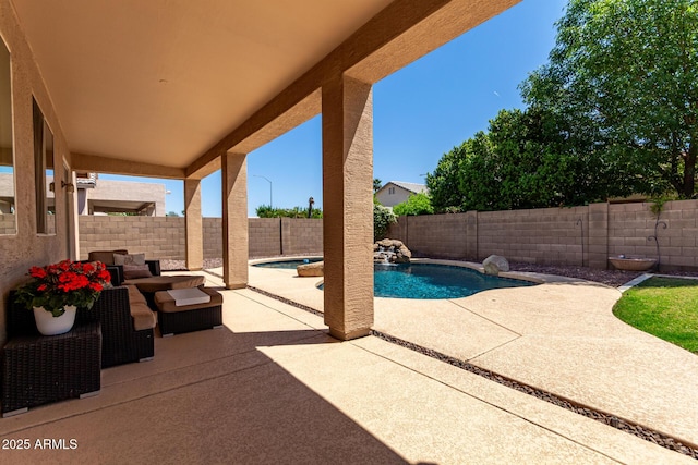 9511 E Kiva Ave, Mesa, AZ 85209 - fenced backyard with a patio