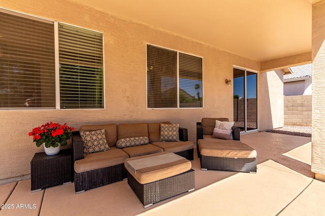 9511 E Kiva Ave, Mesa, AZ 85209 - view of patio / terrace with an outdoor hangout area
