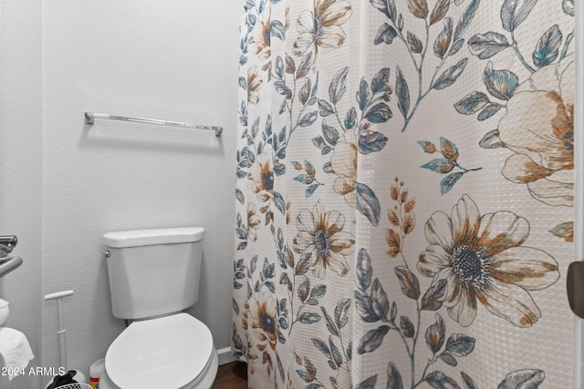 bathroom with toilet