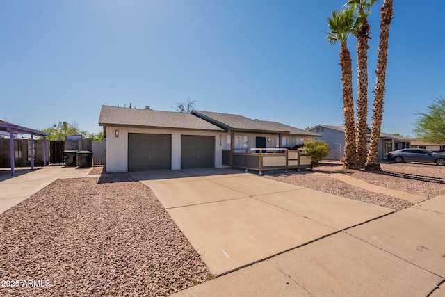 3118 S Los Altos Dr, Mesa, AZ 85202 - ranch-style home featuring a garage and concrete driveway