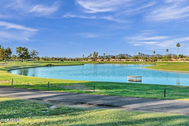 view of water feature