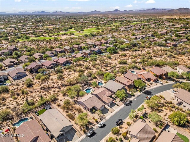 4657 E Matt Dillon Trl, Cave Creek, AZ 85331 - aerial view of residential area featuring mountains