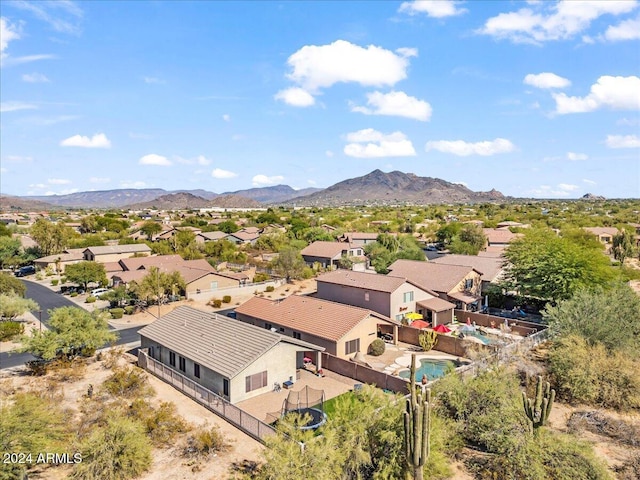4657 E Matt Dillon Trl, Cave Creek, AZ 85331 - aerial perspective of suburban area featuring a mountain backdrop