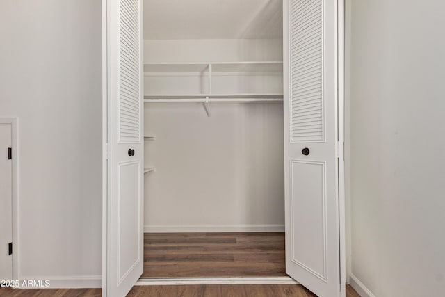 view of closet