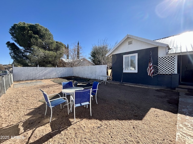 view of yard with a patio