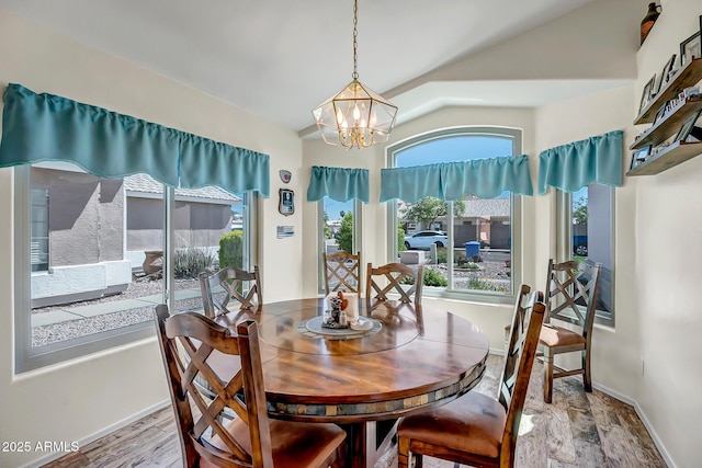 15558 N Ulrich Way, Surprise, AZ 85374 - dining area with a chandelier and baseboards