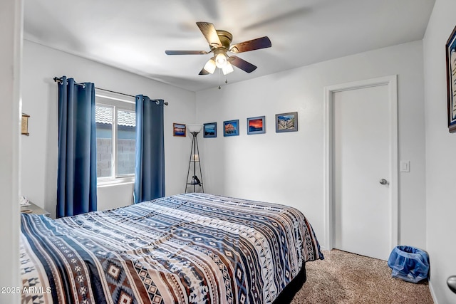 15558 N Ulrich Way, Surprise, AZ 85374 - bedroom featuring carpet flooring and ceiling fan
