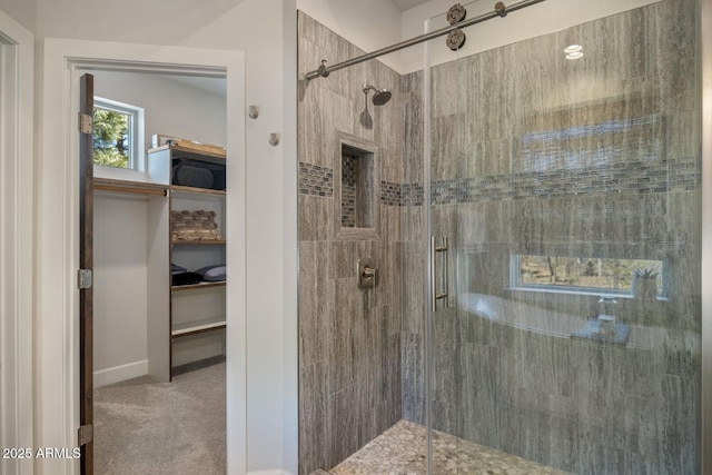 full bath with a stall shower