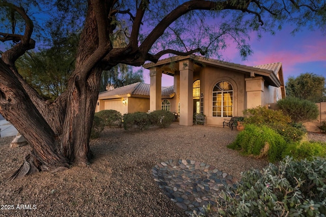 view of mediterranean / spanish home