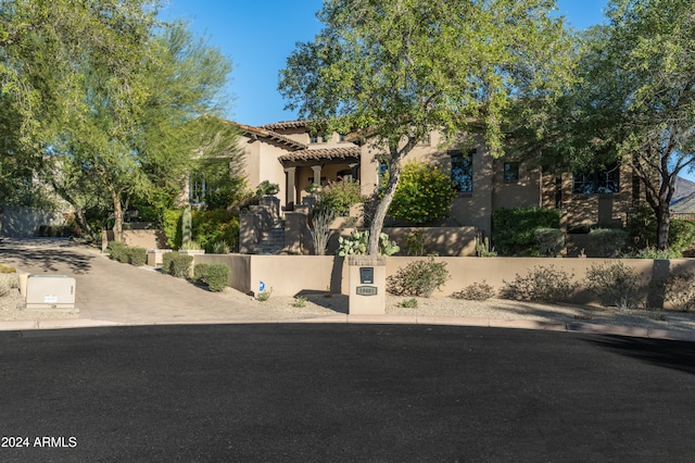 view of front of home