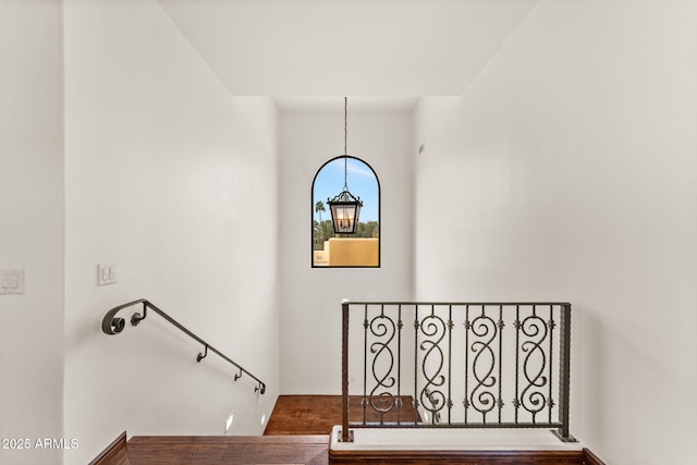 view of stairs