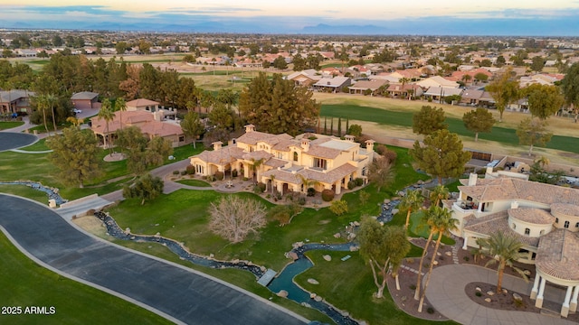 bird's eye view featuring a residential view