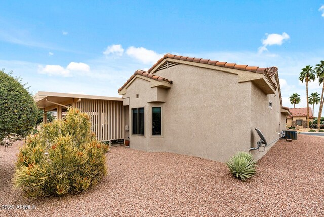 20450 N Shadow Mountain Dr, Surprise, AZ 85374 - back of property featuring stucco siding and a tile roof