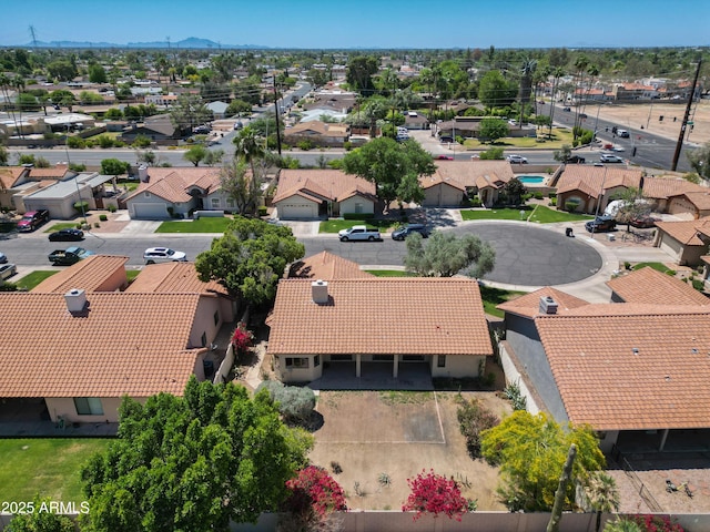 1226 E Greenway Cir, Mesa, AZ 85203 - aerial perspective of suburban area featuring a mountain backdrop