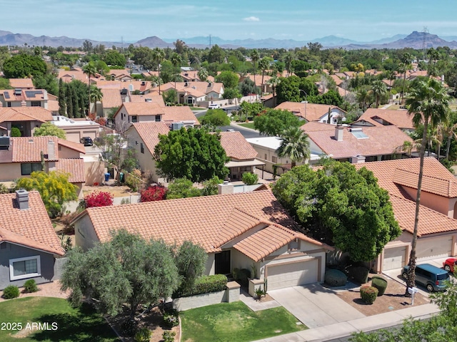 1226 E Greenway Cir, Mesa, AZ 85203 - aerial perspective of suburban area featuring mountains