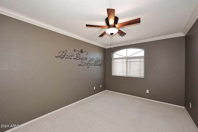 4321 E Desert Sky Ct, Cave Creek, AZ 85331 - living room featuring ornamental molding, stairs, wood finished floors, and ceiling fan with notable chandelier