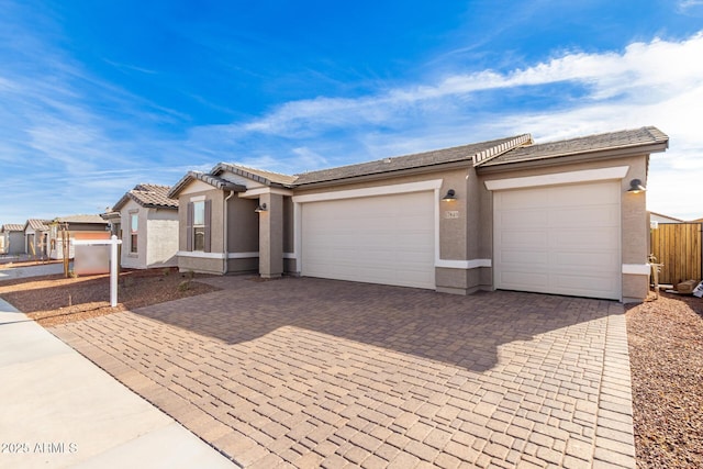 ranch-style house with a garage