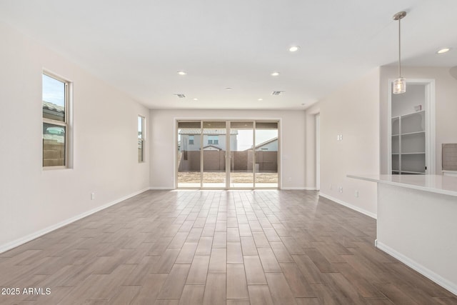 view of unfurnished living room