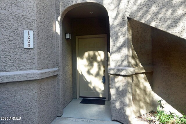 15225 N 100th St Unit 1220, Scottsdale, AZ 85260 - property entrance with stucco siding
