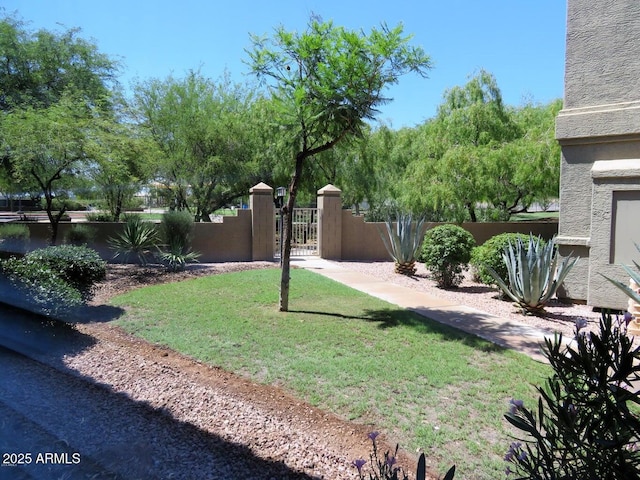 15225 N 100th St Unit 1220, Scottsdale, AZ 85260 - view of yard featuring a gate and fence private yard