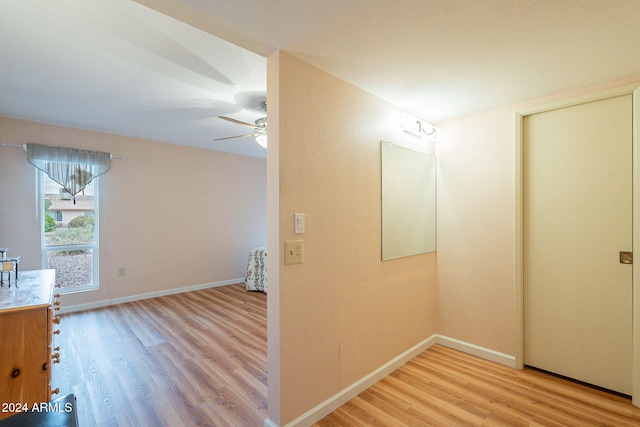 interior space featuring light hardwood / wood-style flooring