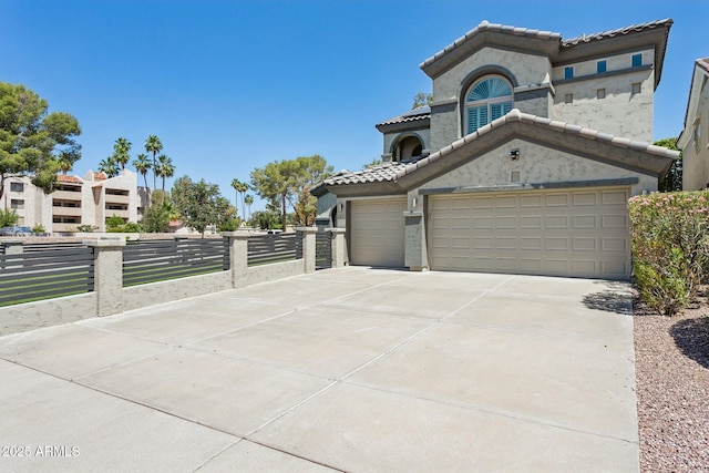 3202 E Orange Dr, Phoenix, AZ 85018 - view of front facade featuring concrete driveway, stucco siding, and a tiled roof