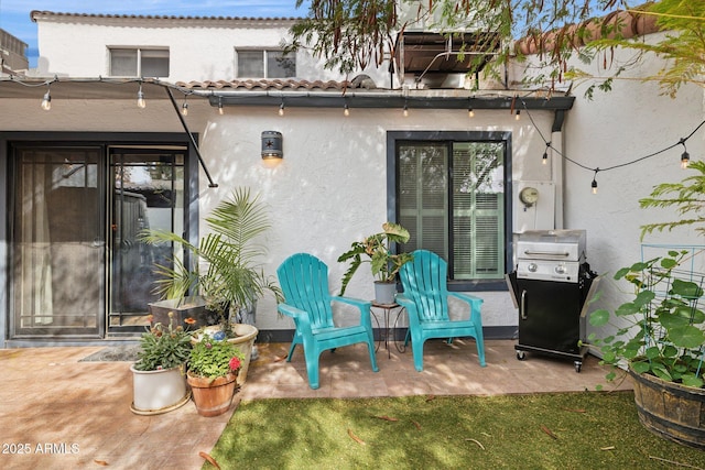 exterior space with grilling area