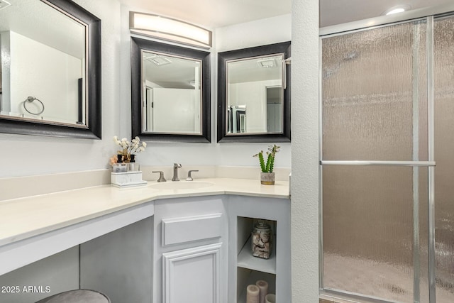 3358 W Sandra Ter, Phoenix, AZ 85053 - full bathroom featuring a shower stall and vanity