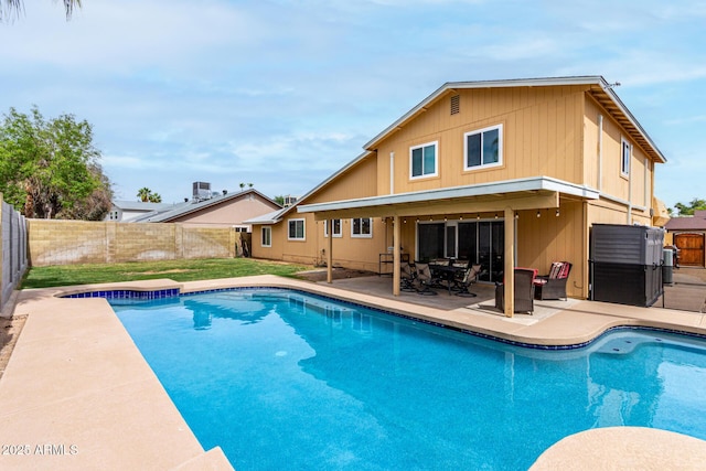 3358 W Sandra Ter, Phoenix, AZ 85053 - view of pool with a fenced backyard and a patio