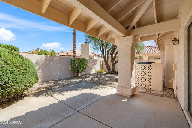 view of patio