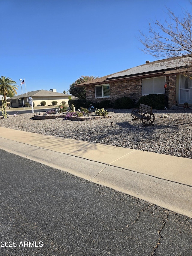 view of front of home