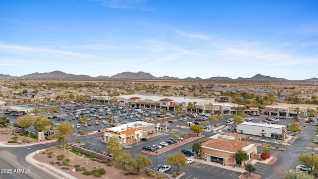 aerial view featuring a mountain view