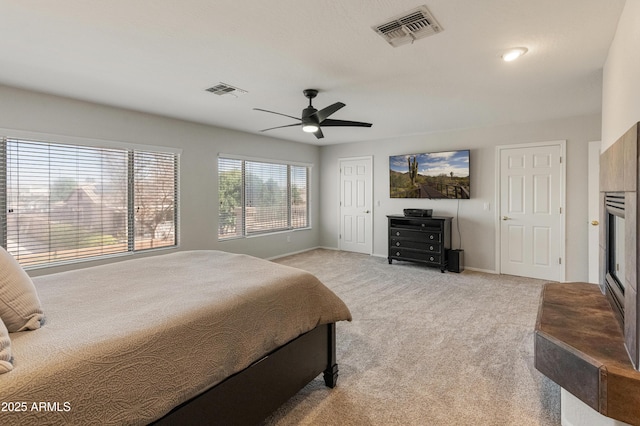 5917 N 133rd Ave, Litchfield Park, AZ 85340 - bedroom with visible vents, light colored carpet, and baseboards