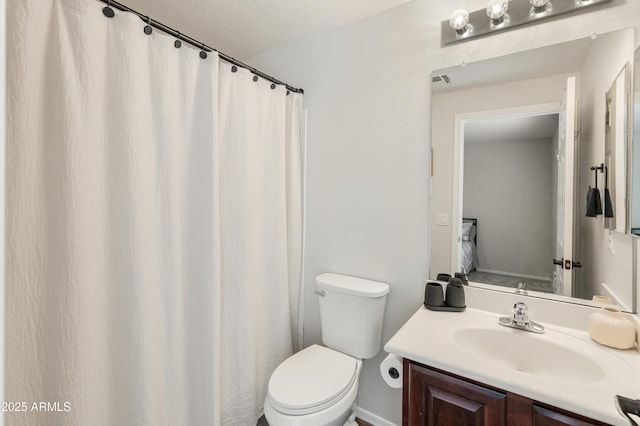 5917 N 133rd Ave, Litchfield Park, AZ 85340 - full bathroom featuring visible vents, toilet, and vanity