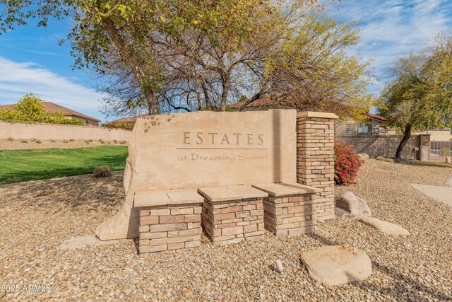 5917 N 133rd Ave, Litchfield Park, AZ 85340 - community / neighborhood sign featuring fence