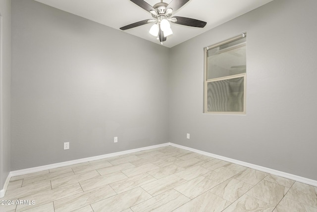 19034 W Yucatan Dr, Surprise, AZ 85388 - empty room with a ceiling fan and baseboards